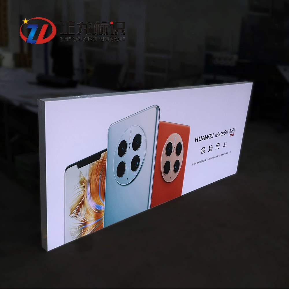 Soft Film LED Light Box with Super Illumincated with Aluminum Edge Front Lit Light Box