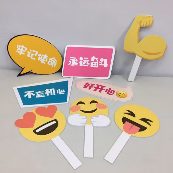 Maßgeschneiderte PVC-Schilder für Babypartys, Fotokabinen-Requisiten