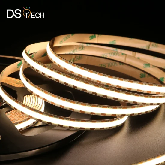 Flexibles LED-COB-Klebeband, 8 mm, PCB, 512 Chips/m, punktloses COB-LED-Streifenlicht, LED-Streifenband